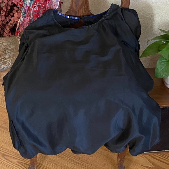Vintage LAURENCE KAZAR Sequined Silk Top - Picture 14 of 16